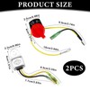 On Off Engine Stop Switch,Compatible with Honda GX120 GX160 GX200
