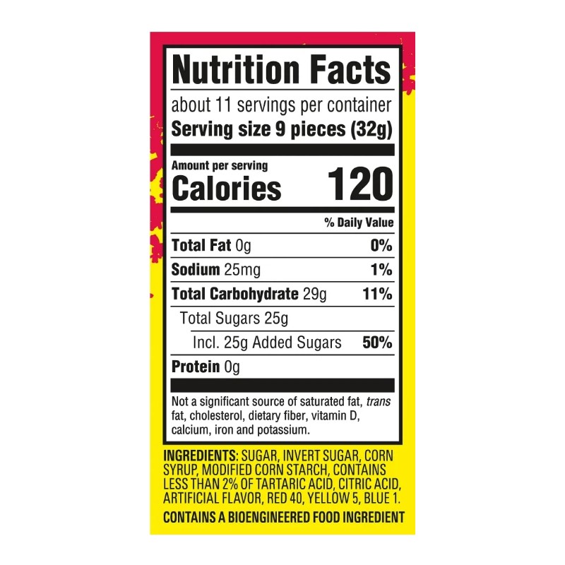 SOUR PATCH KIDS Soft & Chewy Candy, Share Size, 12