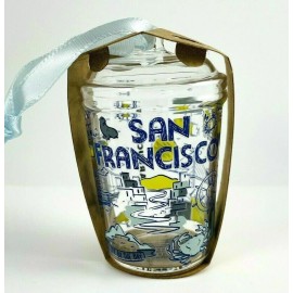 Starbucks 2020 San Francisco Ornament Been There Christmas Holiday Glass