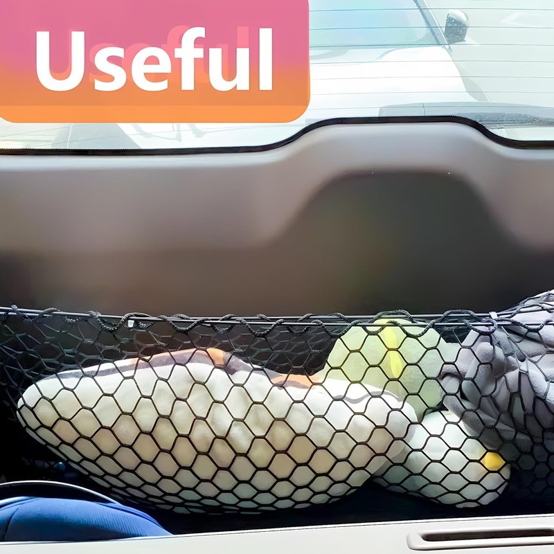Rear Trunk Cargo Net for SUV Compatible with 2002 2023