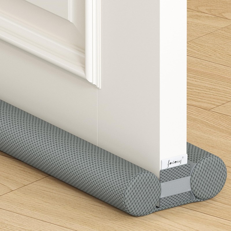 fowong 2 Pack Door Draft Stopper 30" Adjustable Under Door