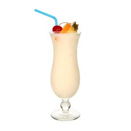 AIOS Avenue's Unbreakable Polycarbonate Hurricane Cocktail/Mocktail/Milkshake Glass 400ml. Ideal for kids as safer than glass. Dishwasher safe