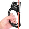 Outdoor Mountaineering Climbing Left Hand Rappelling Gear Equipment Rope Clamp