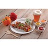 100 Plates Cardboard Pure Round 15 cm White