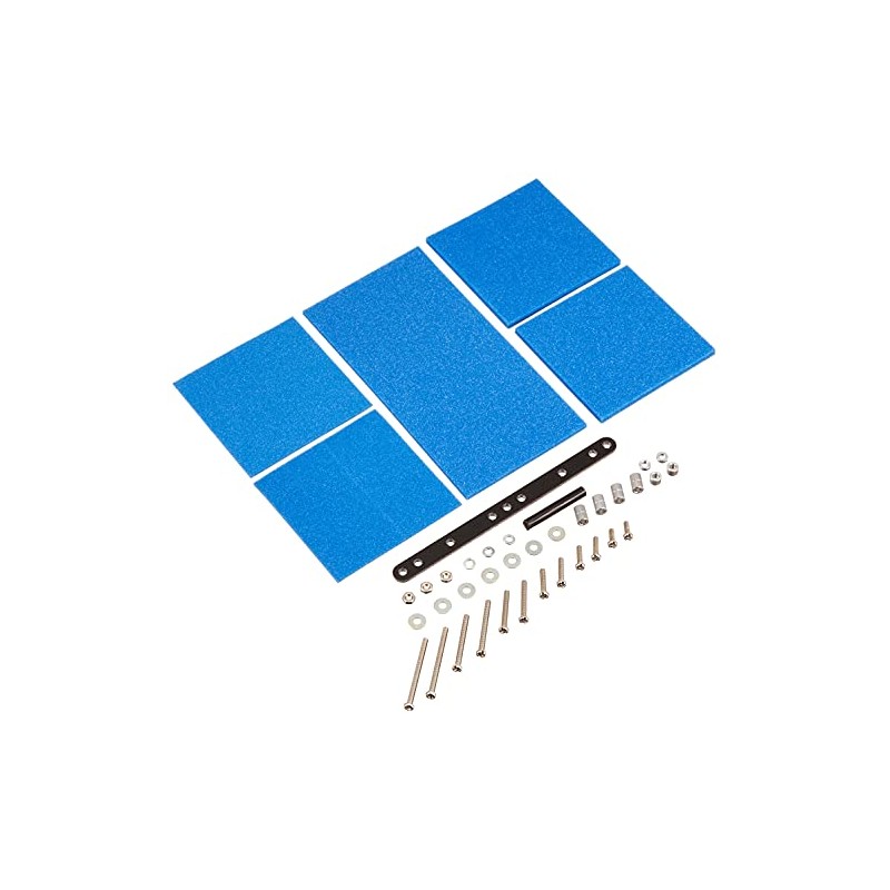 タミヤ グレードアップパーツシリーズ No.512 ブレーキスポンジセット マイルド 1/2/3mm ブルー 15512