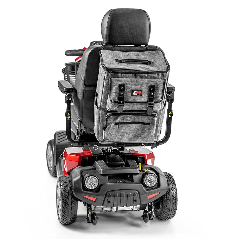 3 in 1 Designer Backrest Bag for Mobility Scooters and