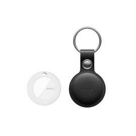 MILI MiTag Locator Tracker Black + Key Ring Case