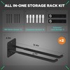 Garage Hooks, Heavy Duty Garage Hook, 12.4 Inch Wall Mount