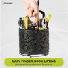 KAFAHOM Bucket Tool Organizer, Heavy Duty Metal Bucket Tool Caddy,