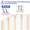 CKE 150 Pack T316 Stainless Steel Protector Sleeves for 1/8"
