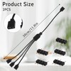 1-to-3 ARGB Splitter Cable, 2 Pack RGB Splitter Cable 5V