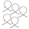 uxcell Faucet Supply Line Connector, 5pcs G1/2 Female x G1/2