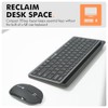 X9 Performance Teclado inalámbrico Bluetooth pequeño con soporte para teléfono