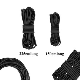 Vasemele Pack of 4 Elastic Bands for Deck Chair, Rubber Cord for Relaxing Deck Chair, Elastic Rubber Bands, Replacement Replacement Rope for Deck Chair, Elastic Replacement Rope for Deck Chair