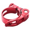 Quick Release Bicycle Seatpost Clamp,31.8mm Red