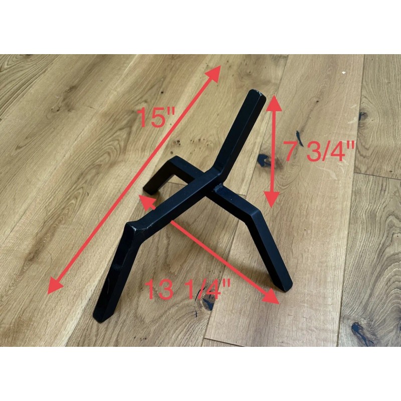oconee steel works PIZZA Wood Oven Andiron For Medium To