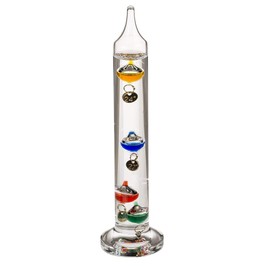 Out of the blue Glass Galileo Thermometer 18cm