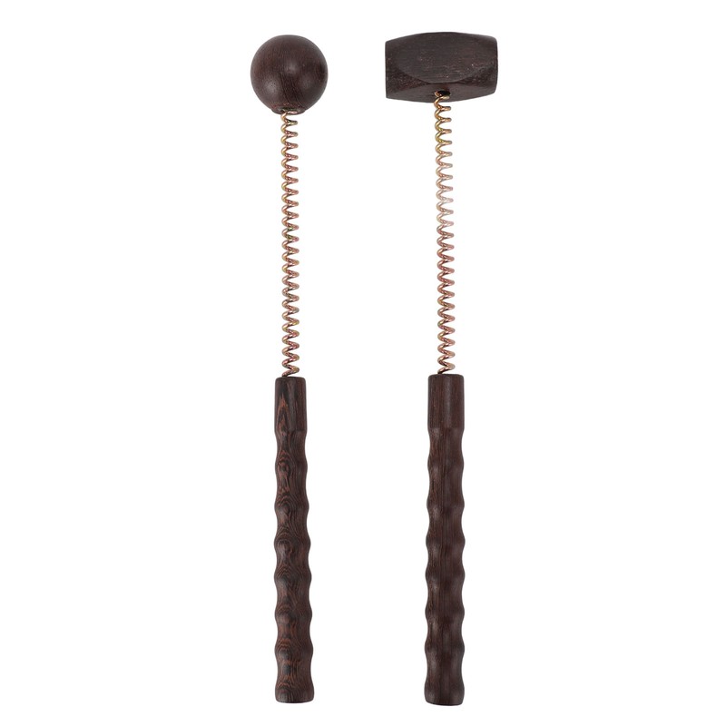 2pcs Percussion Ball Hammer Massager Chicken Wings Wood Reduce Fatigue