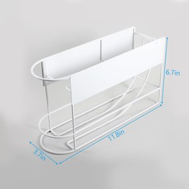 Picowe Large Dryer Ball Organizer Magnetic Storage Bin, Rollable Magnetic Dryer Ball Holder for Laundry Room Organization and Storage to Hold 8 Dryer Balls, Without Balls