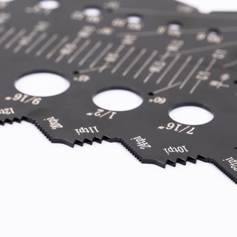 Accusize Industrial Tools 5pc Marking Black Precision Layout Solution, 2805-1406