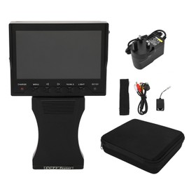 CCTV Tester LCD Camera HD Analog Video Monitor VGA Input DC12V Output 4.3in 100‑240V UK Plug