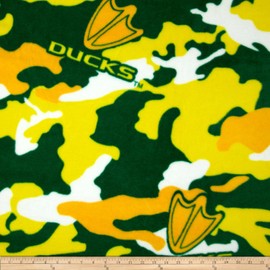 Sykel Enterprises""University of Oregon Fleece Camo Green/Yellow"