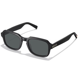 CARFIA Polarised Sunglasses Womens Mens Street Walk Style Summer Sun Shade Glasses, Grey Lens