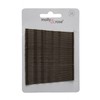 Card of 36 Hair Kirby Grips Bobby Pins 65mm-Brown