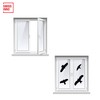 SWISSINNO1 NaturalControl 705 001 Set of 5 Bird Protection Window