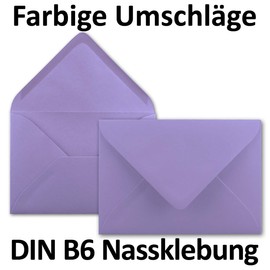 Neuser FarbenFroh 80 g/m² B6 envelopes, 175 x 125 mm, wet sealing
