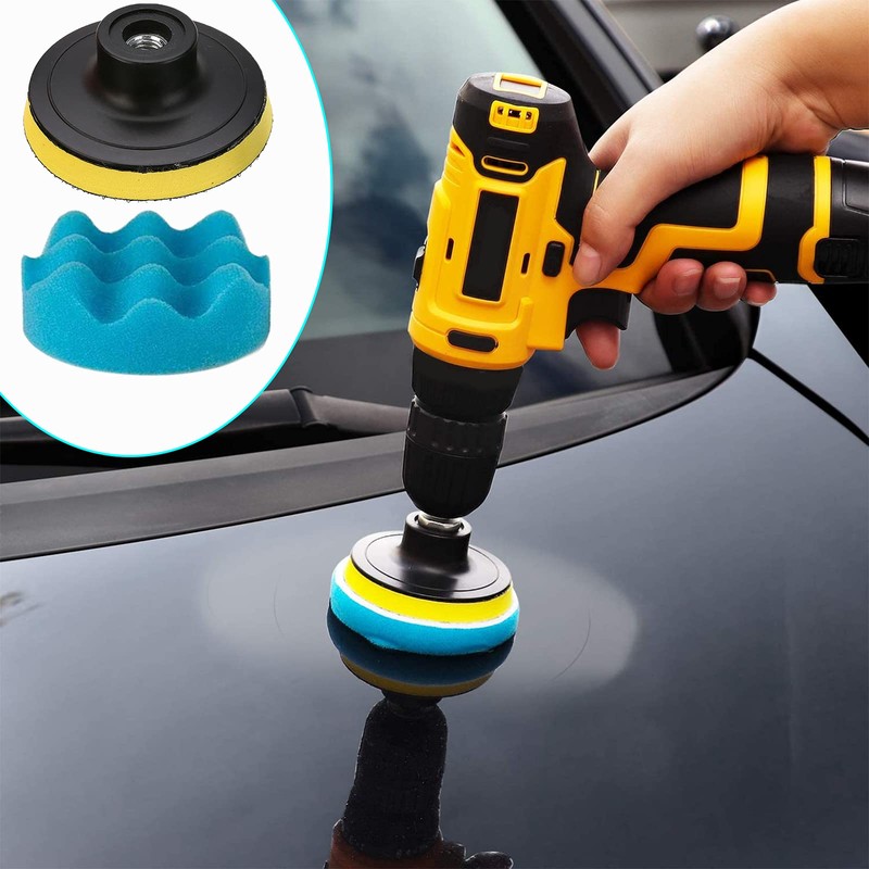 Polishing Pads 3 inch Buffing Pad, Car Drill Polishing Kit