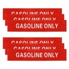 sourcing map Gasoline Only Sticker Self-Stick GASOLINE ONLY Marker Warning
