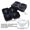 Bahoki Essentials Ice Molds - Silicone Ice Cube Tray With