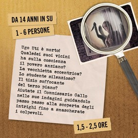 Hidden Games Crime Scene - Under a Roof - Italian - Realistic Crime Scene Game - Exciting Detective Game - Escape Room Game