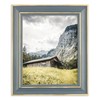The Rusty Roof-Distressed Classic Slate Blue-Solid Wood Picture Frame-8x10