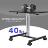 GallopFun Mobile Laptop Standing Desk Adjustable Height, Small Mobile Desk