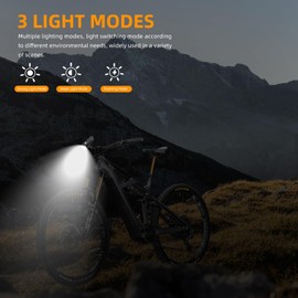 Bike Light - 500 Lumens Rechargeable Bike Light, Built-in Bike Finder Works with Apple Find My App, Bike Lights for Night Riding (S300CF)