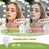 GIOVAR 8-Pack LED Bathroom Light Bulbs, 4000K Natural White Night