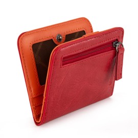 X Wrangler Small Wallet Women Card Cases Money Organizer Thin Mini Pocket Wallet with Rfid Lining and A Coin Purse