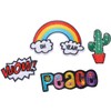 Beyond Patch Patches Set of 4 Peace Cactus Rainbow Wow