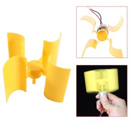 WPKD BLUEIY Wind Electricity Generator,Mini Wind Turbines Generator,0.01V~5.5 V,DIY Vertical Micro Vertical Wind Turbines,for Science Education Teaching Physical Power Generation Principle