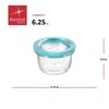 Bormioli Rocco Frigoverre Future Round Containers Set of 2, 17.25