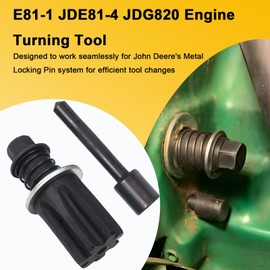 LLYZFED JDE81-1 JDE81-4 Engine Turning Tool and Timing Pin Kit Compatible with John Deere 4024 4039 4045 4239 4276 6359 6619 6059 6068 6076 6081 6090 6105 6125 and 6135 Engines