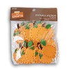 Felt Pumpkin Stickers Autumn Decorations Crafts - 12 Pieces