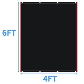 Doublehorse Baseball Batting Backstop 4x6FT Vinyl Portable Quick Setup for Backyard Baseball Field Pitching Training Target Teen Coach Practice with Bungees for Batting Cage