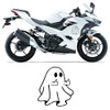 Calcomanía Fantasma Dedo Grosero Sticker Auto Suv Universal