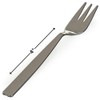 MiniWare Silver Elegance - 30 Disposable Silver Plastic Forks, 4