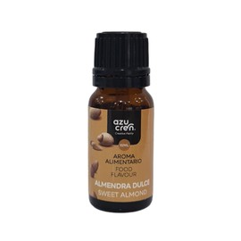 Azucren, Extract, Essence & Food Flavouring, for Use in Cakes, Frostings, Beverages, and More, Transparent Color, Gluten-Free,10g (Sweet Almond)