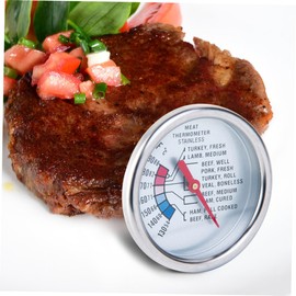 Zerodeko Steak Thermometer Instant Read Meat Probe for Kitchen BBQ Food Thermometer with Scale Accurate Measurement for Beef Poultry