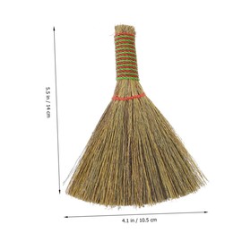 Sosoport 3pcs Small Desktop Broom Short Handle Dust Sweepers for Home and Office Cleaning Dust Removal Tools for Desk Kitchen and Hard to Reach Areas